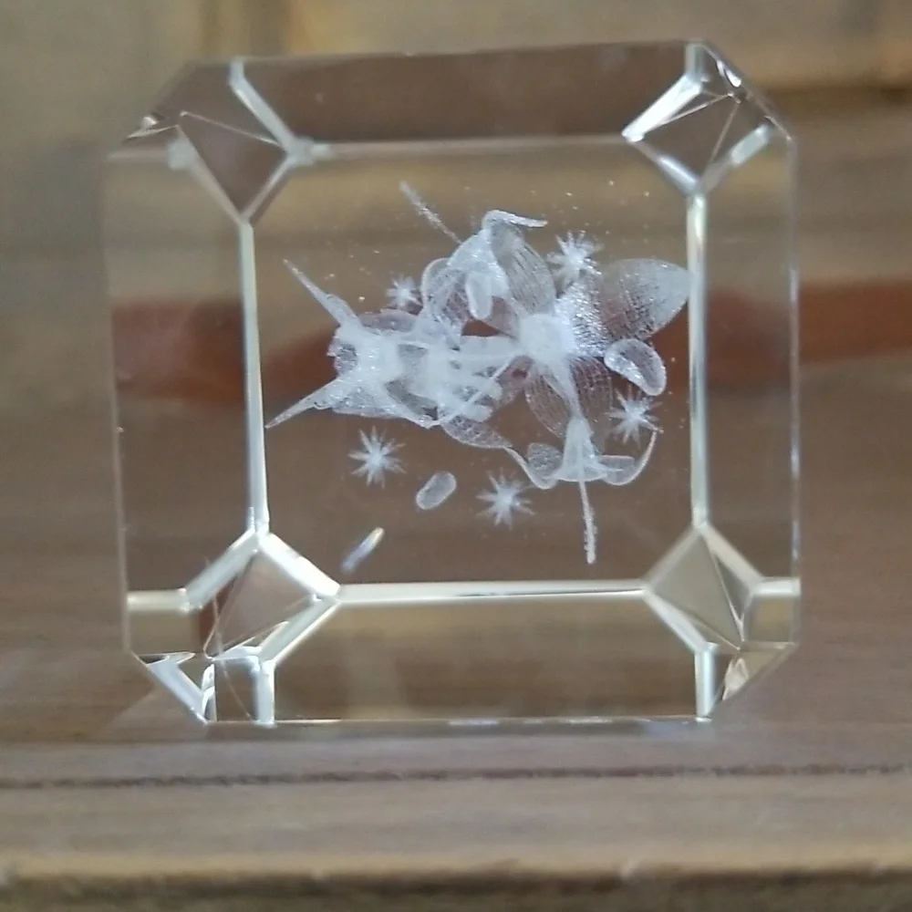 Crystal prism glass